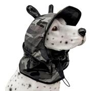 Chapeau Plage pour Chien | Coiffe Anti-UV Ajustable à Cordon,Bob à Large Bord pour Chien,pour Races Canines De Taille Moyenne À Grande, Randonnée en Plein