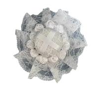 Chapeau plat gothique en dentelle délicate polyvalent élégant Billycock Cosplay pour Halloween petit chapeau melon gothique pour cosers couvre-chef élégant différentes occasions
