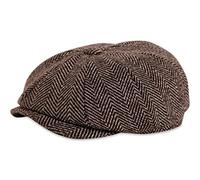 Chapeau Plate Casquette tweed marron de Gamble & Gunn - Marron - 63 cm