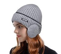 Chapeau pliable fait main en laine chaude pour femme - Chapeau tricoté coupe-vent - Chapeau d'hiver pour homme, C, Taille unique