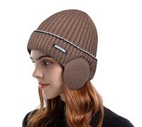 Chapeau pliable fait main en laine chaude pour femme - Chapeau tricoté coupe-vent - Chapeau d'hiver pour homme, a, Taille unique