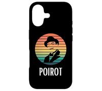 Chapeau Poirot Moustache Couleurs Vintage Coque pour iPhone 17