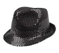 chapeau popstar sequins noir adulte - boland 01295 0 G