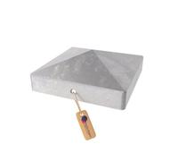 Chapeau Poteau Pyramide Cloture GeZu Impex 101 x 101 mm Galvanisé à Chaud Capuchon Poteau Bois Carré
