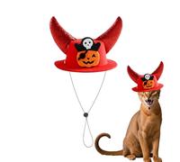 Chapeau pour Animal de Compagnie,Chapeau De Fête À Cornes Design | Accessoire de Déguisement Réglable pour Fête Costumée Réunion Familiale Spectacle Théâtre Performance Festival Célébration