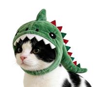 Chapeau pour Animaux De Compagnie,Bonnet Mignon Ajustable en Forme de Dinosaure | Déguisements et Accessoires Chatons | pour Halloween, Chiot, Lapin, Cosplay, Noël, Pâques, Hiver et Photographie