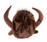 Chapeau pour Animaux de Compagnie Tête Cosplay Chat Marron L | Peluche Polyester et Pp Coton, Léger et Confortable, pour Fête, Costume, Chats et Autres Compagnons