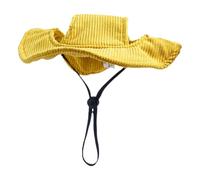 Chapeau pour chien avec ouvertures pour oreilles | visière avec bord réglable, protection solaire réglable, design respirant pour promenades à la plage et activités de plein air