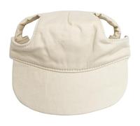 Chapeau pour Chien avec Trous d'oreilles, Chapeau de Protection Solaire pour Animaux de Compagnie pour Les activités Plein air, Beige, Taille M
