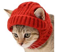 Chapeau pour Chien Bonnet Tissé avec Trous pour les Oreilles