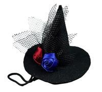 Chapeau pour chien, chapeau de sorcière pour Halloween | Accessoire de costume réglable pour fêtes familiales, fêtes, festivals, théâtres, spectacles et fêtes costumées