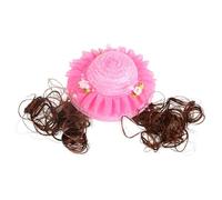 Chapeau pour Chien De Petite Taille - Vêtements Mignons Et Drôles avec Perruque,Chapeau Respirant pour Animal De Compagnie | pour Animal De Compagnie Anniversaire Fête Noël Halloween Hiver Soleil