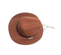 Chapeau pour Chien et Chat, Costume Photo Simple, Café, Polyester | Souple et Confortable, pour Chiot, Fêtes D’anniversaire, Prise de Vue Couleur Aléatoire