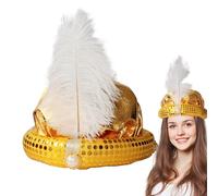Chapeau pour enfants - Chapeau adulte, avec perle et magnifique turban Sultan pour homme Motif paillettes