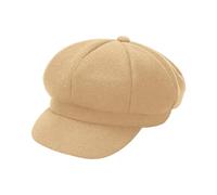 Chapeau pour femme Automne et Hiver Chaud Mode Laine Béret Peintre Chapeau dôme Chapeau The in You, beige, Taille unique