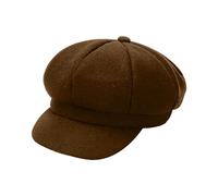 Chapeau pour femme Automne et Hiver Chaud Mode Laine Béret Peintre Chapeau dôme Chapeau The in You, café, Taille unique