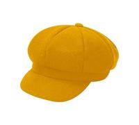 Chapeau pour femme Automne et Hiver Chaud Mode Laine Béret Peintre Chapeau dôme Chapeau The in You, jaune, Taille unique