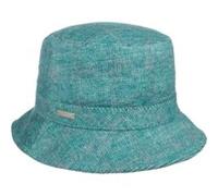Chapeau pour Femme Check Bucket by Seeberger pétrole One Size