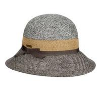 Chapeau pour Femme Contrast Brim Toyo by Stetson gris-moucheté M (56-57 cm)