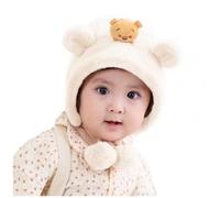 Chapeau Pour Nouveau-Né, Super Doux, 5 Couleurs, Confortable À Porter, Chaud, Avec 2 Oreilles De Dessin Animé, Pour Bébé, Automne