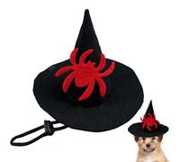 Chapeau pour Petit Chien - Chapeau de Sorcière pour Animal | Accessoire de Costume Ajustable pour Spectacle Festival Célébration Réunion Familiale Mascarade Performance Théâtrale Fête de