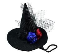 Chapeau pour Petit Chien,Chapeau de Sorcière pour Chien | Accessoire de Costume Ajustable pour Spectacle Festival Célébration Réunion Familiale Mascarade Performance Théâtrale Fête de