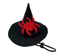 Chapeau pour Petit Chien - Chapeau de Sorcière pour Costume de Chat | Accessoire de Déguisement Ajustable pour Cosplay Fête Festival Théâtre Spectacle Scénique Rassemblement Familial