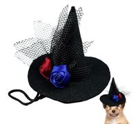Chapeau pour Petit Chien | Chapeau de Sorcière pour Costume de Chat | Accessoire de Déguisement Réglable pour Fête Célébration Théâtre Spectacle Costume Soirée Familiale