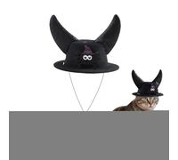 Chapeau pour Petits Chiens - Bonnet avec Cornes de, Accessoire de Costume réglable pour fêtes, célébrations et événements familiaux
