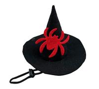 Chapeau pour petits chiens - Chapeau de sorcière d'Halloween - Accessoire de costume réglable pour scène, fête, fête de famille, mascarade, théâtre, cosplay, fête