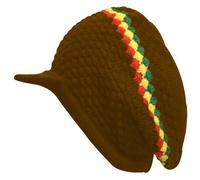 Chapeau rasta pour dreadlocks. Bob Marley avec rayures rasta (RH4) Accessoires pour dreadlocks pour homme et femme., marron, M/L