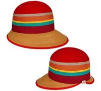 Chapeau Regency en Chanvre Multicolour by bedacht multicolore One Size