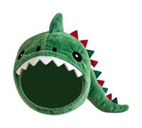 Chapeau réglable pour animal de compagnie, accessoire de costume de dinosaure, chapeau de chat de 9,05 x 6,3 x 6,3 pouces avec rembourrage doux, accessoire en tissu léger pour animaux de compagnie, co