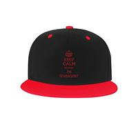 Chapeau réglable pour Homme Femme, Garder Le Calme Parce Que Je suis divergente Unisexe Hip Hop Casquette de Baseball Camionneur Papa Chapeaux
