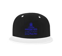 Chapeau réglable pour homme femme, I Love Someone with Autism Unisex Hip Hop Baseball Cap Trucker Dad Hats