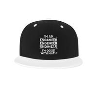 Chapeau réglable pour Homme Femme, Je suis Un ingénieur Bon avec Les mathématiques Unisexe Hip Hop Casquette de Baseball Camionneur Papa Chapeaux
