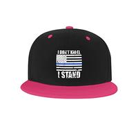 Chapeau réglable pour Hommes Femmes, Je ne m'agenouille Pas Je me tiens USA Drapeau Unisexe Hip Hop Casquette de Baseball Camionneur Papa Chapeaux