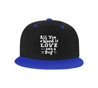 Chapeau réglable pour Hommes Femmes, Tout ce Dont Vous Avez Besoin d'amour et d'un Chien Casquette de Baseball Hip hop Unisexe Camionneur Papa Chapeaux