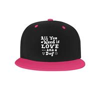 Chapeau réglable pour Hommes Femmes, Tout ce Dont Vous Avez Besoin d'amour et d'un Chien Casquette de Baseball Hip hop Unisexe Camionneur Papa Chapeaux