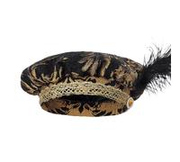 Chapeau Renaissance | Accessoires de capuche médiévale de la Renaissance - Accessoire de costume Tudor pour fête de vacances, festival, célébration, carnaval, défilé, séance photo