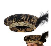 Chapeau Renaissance pour homme | Capuche médiévale de costumade | Béret Tudor pour homme, pour vacances, fête, festival, célébration, carnaval, défilé, séance photo