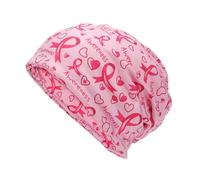Chapeau respirant sans bord pour la sensibilisation au cancer du sein - Imprimé tête de mort tendance pour femme, style 6, Taille unique