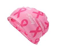 Chapeau respirant sans bord pour la sensibilisation au cancer du sein - Imprimé tête de mort tendance pour femme, style 2, Taille unique