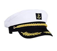 Chapeau Rétro - Réglable Sangle Confortable Coton Léger, Coiffe Tendance Inspirée Navigation Maritime Classique Intemporelle | Choix Parfait Pour Compléter Tenue Thématique Lors Fêtes Costumées