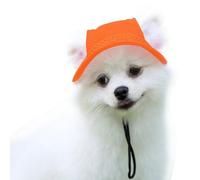 Chapeau Rond pour Animaux de Compagnie d'été Casquette de Poreuse en avec | Chapeau de paille pour chien Sombrero pour animaux de compagnie Chapeau