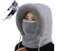 Chapeau russe à l'épreuve du chapeauu | Chapeeau de trappeur | Protection d'oreille flexible à vent réglable pour la randonnée enneigée Running Motorcycle Mountaine d'alpinisme | Rusian Ushanka,