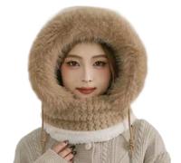 Chapeau russe d'hiver, chapeaux de fourrure pour les femmes,protection contre l'oreille flexible à vent ajusté, équipement flexible pour le vent,pour la randonnée enneigée en cours d'alpinisme de moto