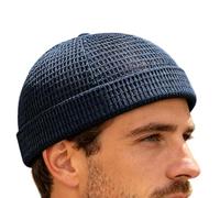 Chapeau sans Rebord | Accessoire De Tête sans Bord Et Respirant | Bonnet Été Skullcap Beanie - pour Hommes Grand-Père Senior Tête Chauve Sports de Plein Air Course à Pied Utilisation