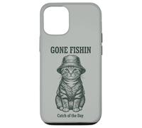 Chapeau Seau Amusant Chat Parti pêche pêcheur Jour pêcheur Coque pour iPhone 12/12 Pro