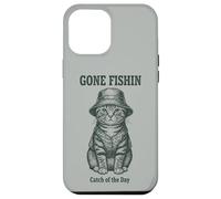 Chapeau Seau Amusant Chat Parti pêche pêcheur Jour pêcheur Coque pour iPhone 12 Pro Max